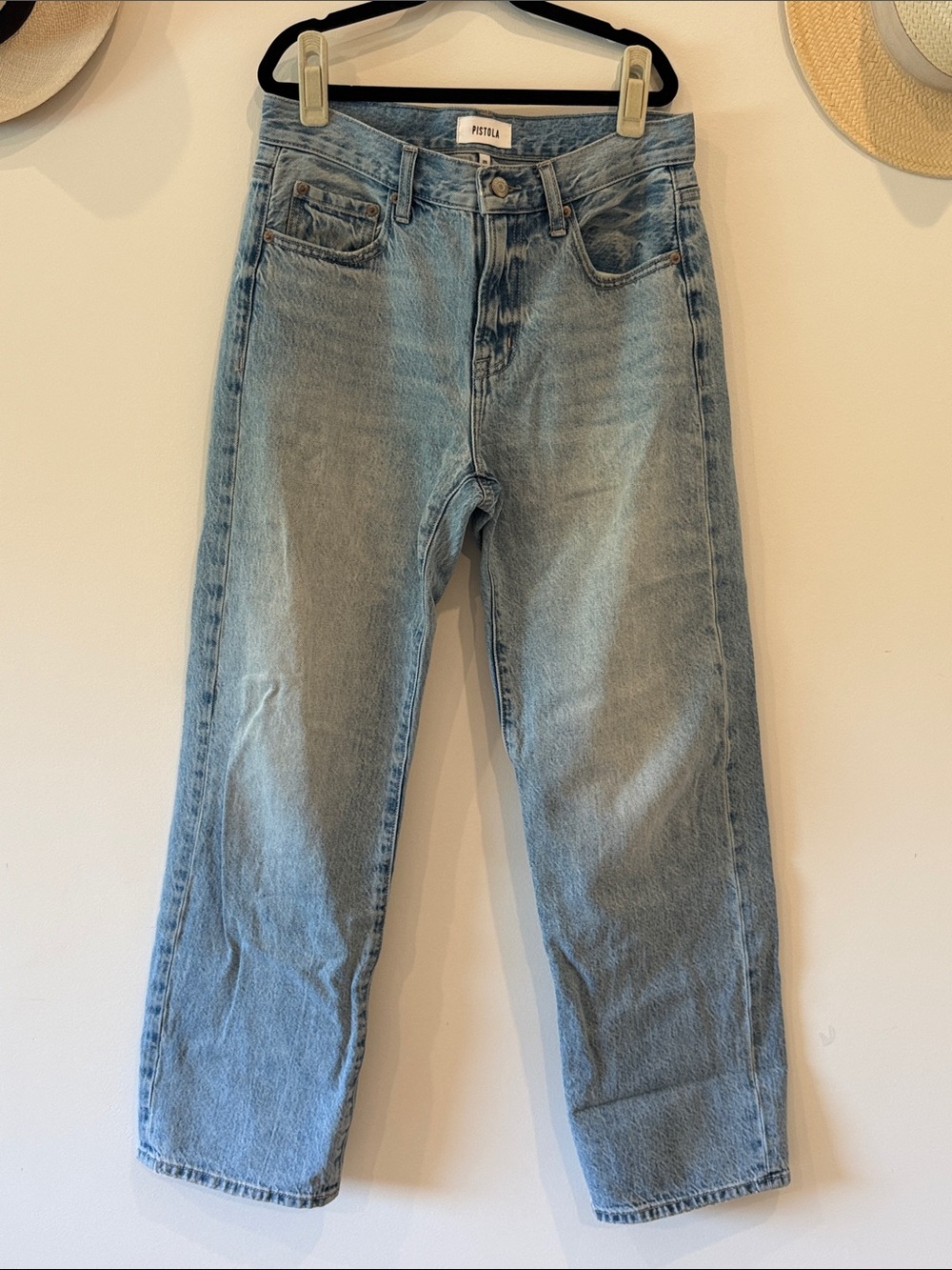 Pistola Lexi High Rise Straight Leg Jeans — Size 25 — Athens Wash - Picture 3 of 4